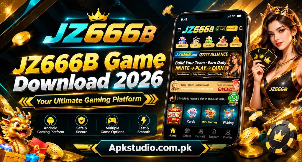 JZ666B Game Download 2026 Android gaming platform banner