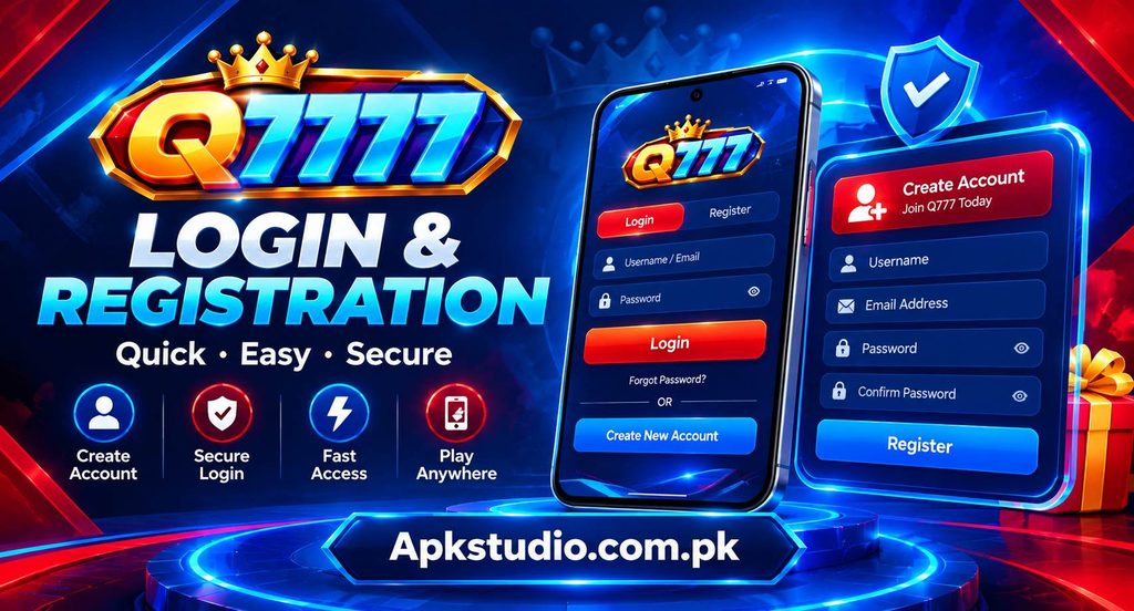 Q777 login and registration guide for Android users